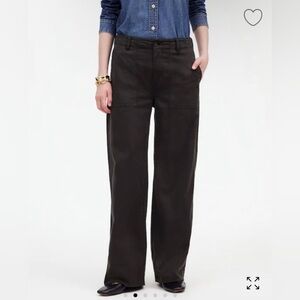 Madewell Low Slung Baggy Black Trousers Size 23